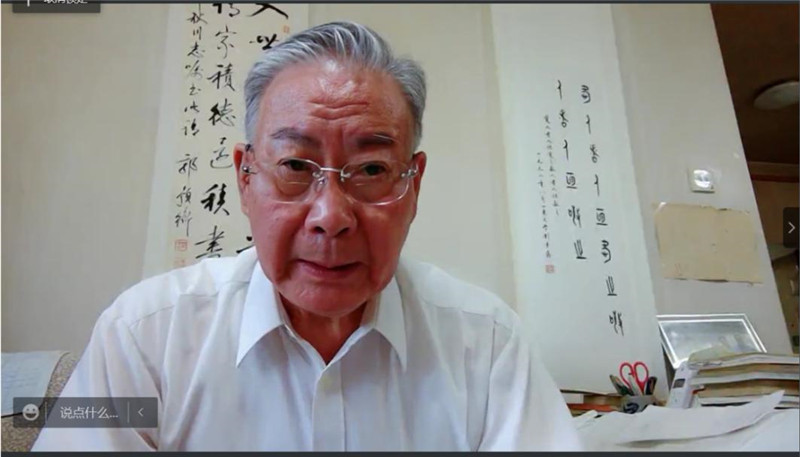 全国古籍整理出版规划领导小组副组长、全国高校古委会名誉主任、北京大学中国古文献研究中心教授安平秋先生致辞.jpg